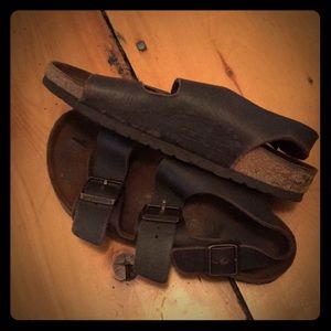 Milano Birkenstocks "Amalfi Brown"